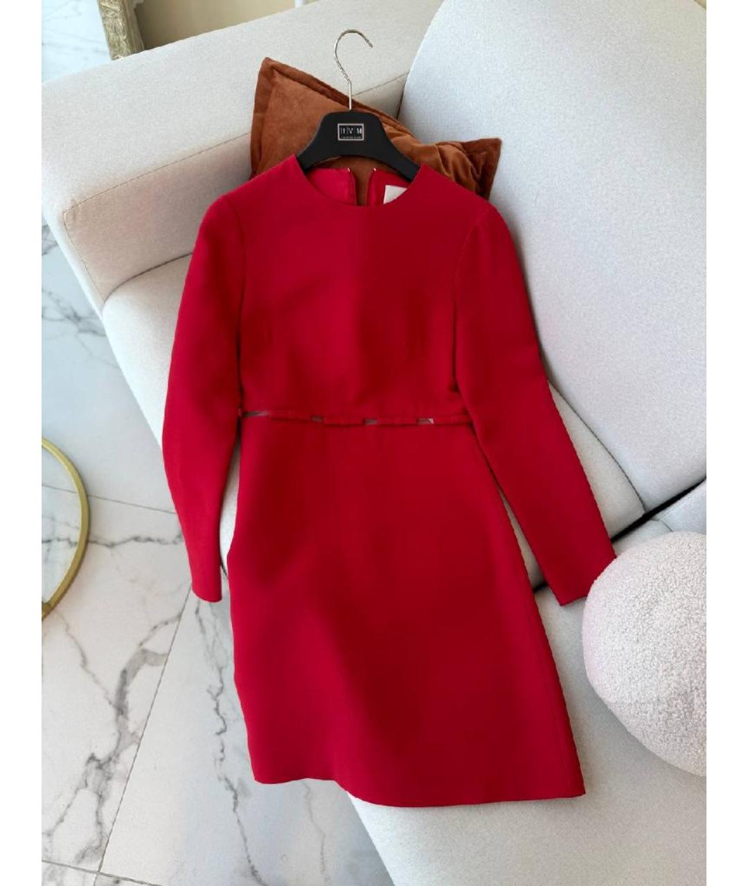 VALENTINO Красное повседневное платье, фото 4