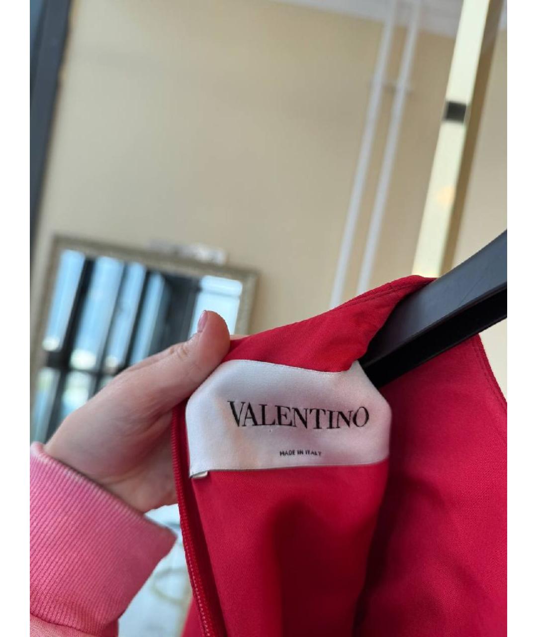 VALENTINO Красное повседневное платье, фото 7