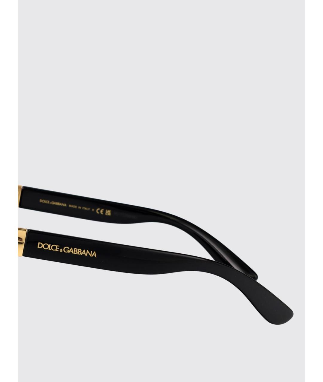 DOLCE&GABBANA Черные солнцезащитные очки, фото 4