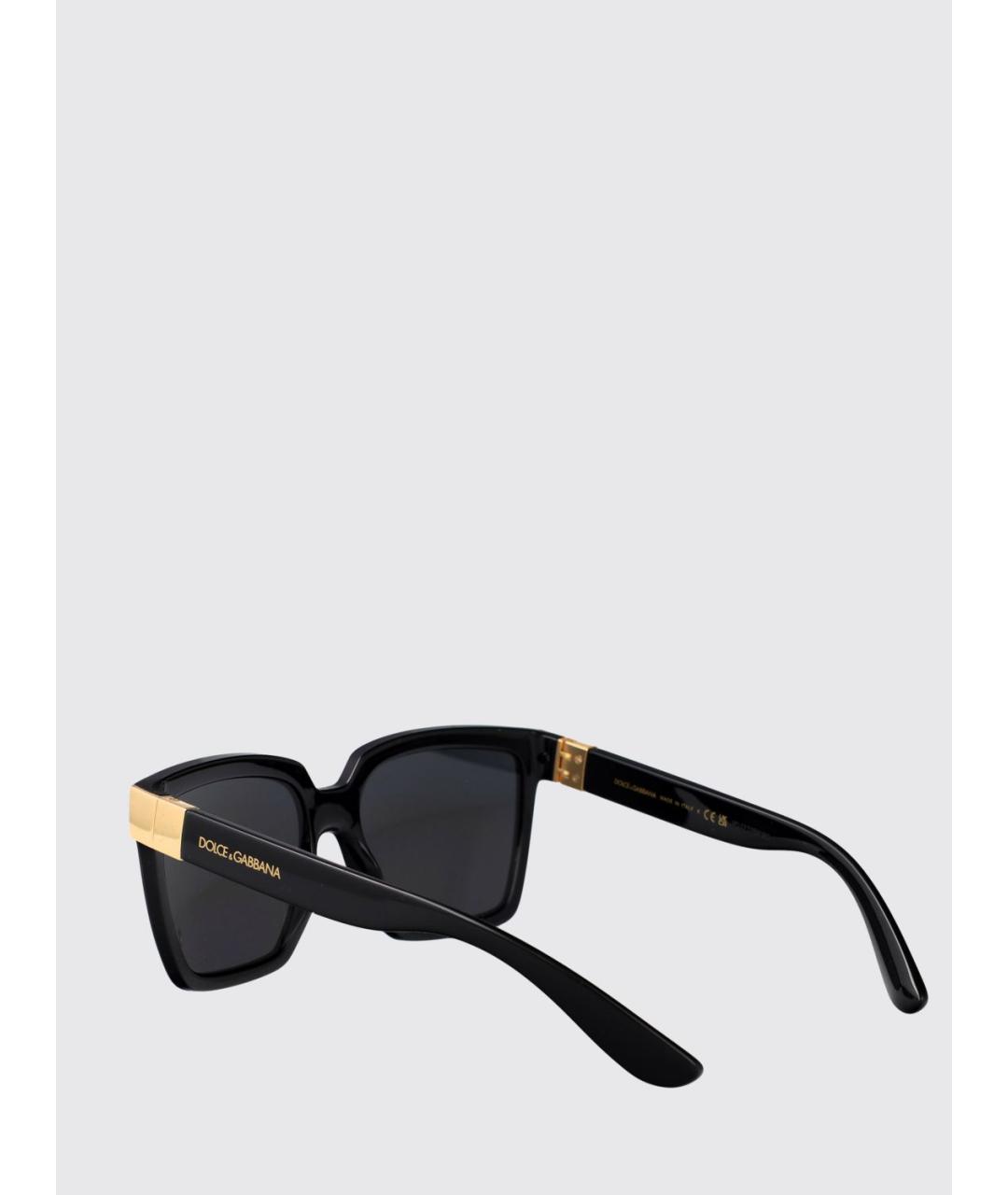 DOLCE&GABBANA Черные солнцезащитные очки, фото 3