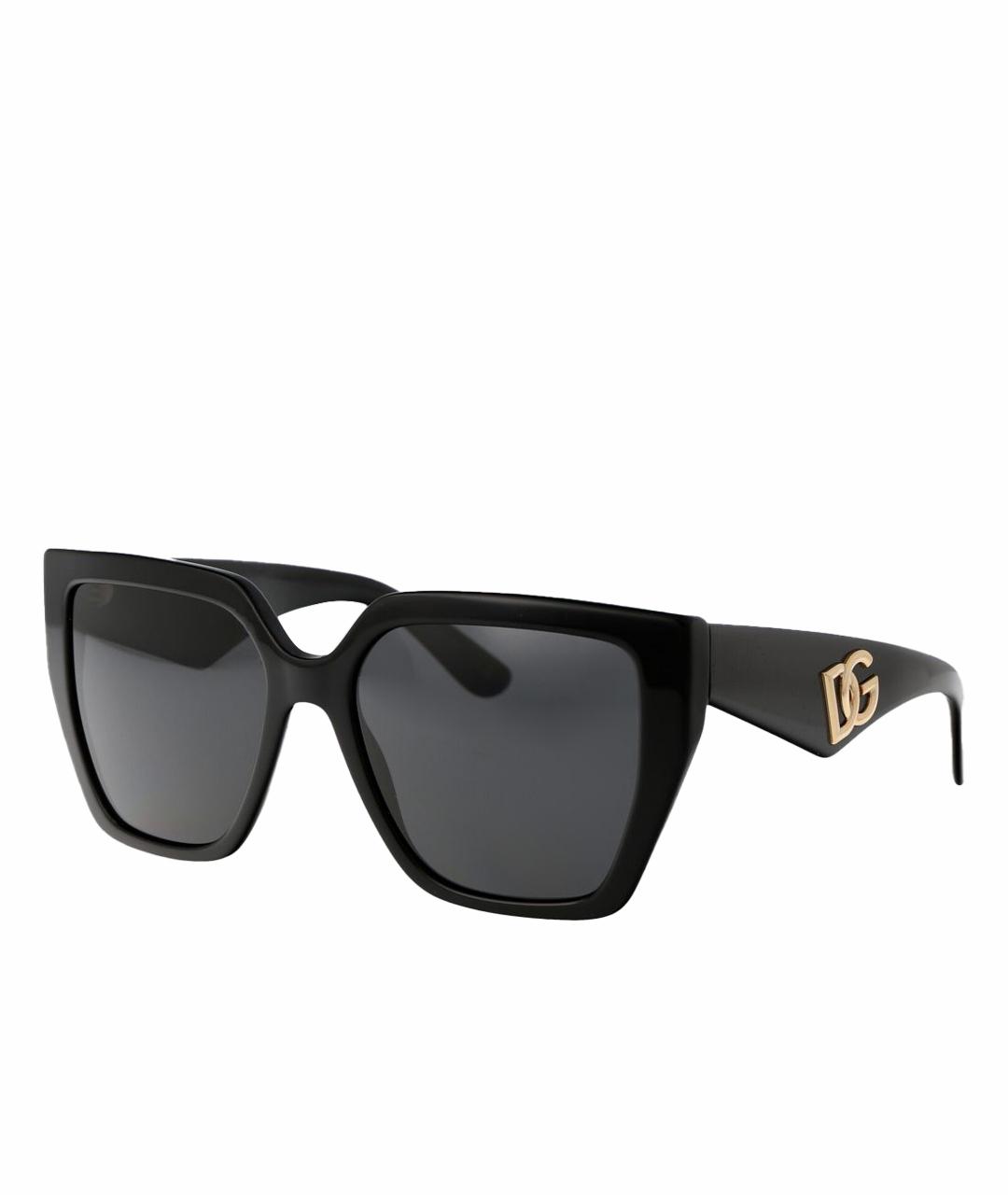DOLCE&GABBANA Черные солнцезащитные очки, фото 1