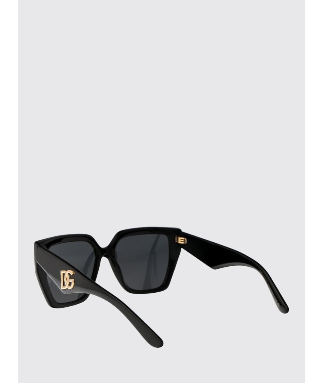 DOLCE&GABBANA Черные солнцезащитные очки, фото 3