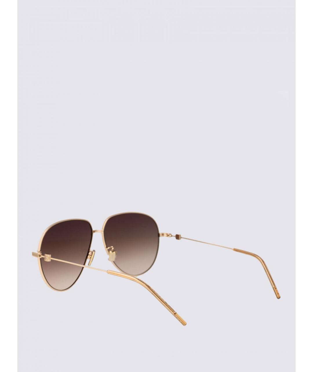 GIVENCHY Золотые солнцезащитные очки, фото 3