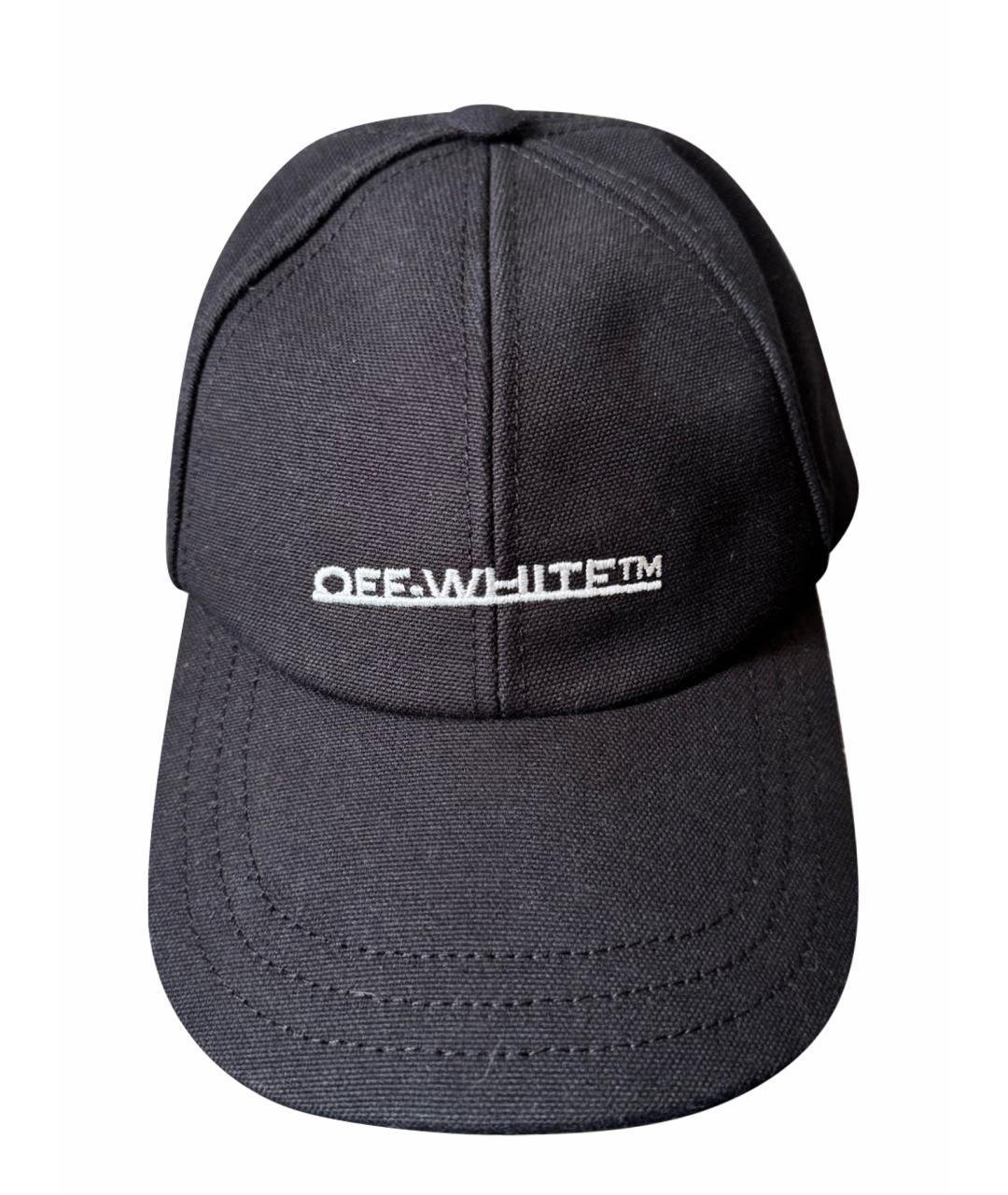 OFF-WHITE Черная кепка/бейсболка, фото 1