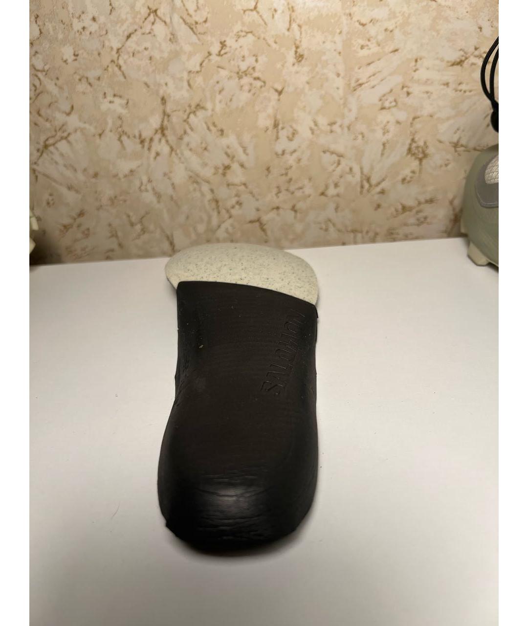 MM6 MAISON MARGIELA Хаки текстильные высокие кроссовки / кеды, фото 7