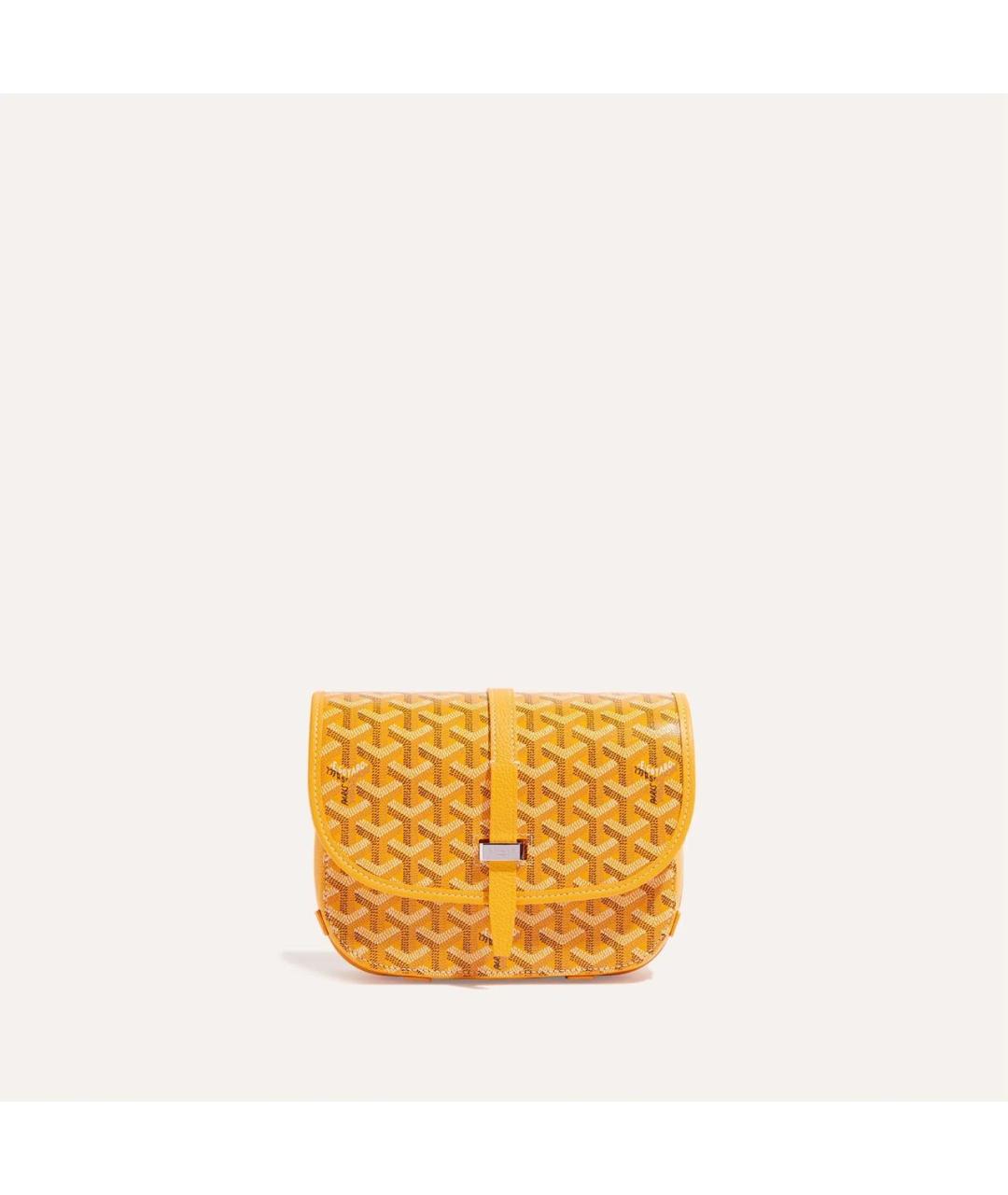 GOYARD Желтая сумка через плечо, фото 2