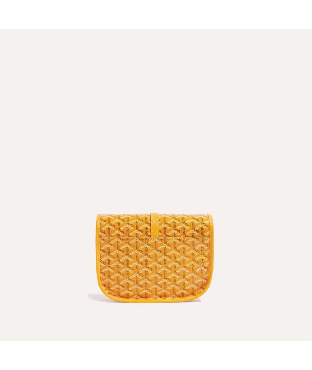 GOYARD Желтая сумка через плечо, фото 3