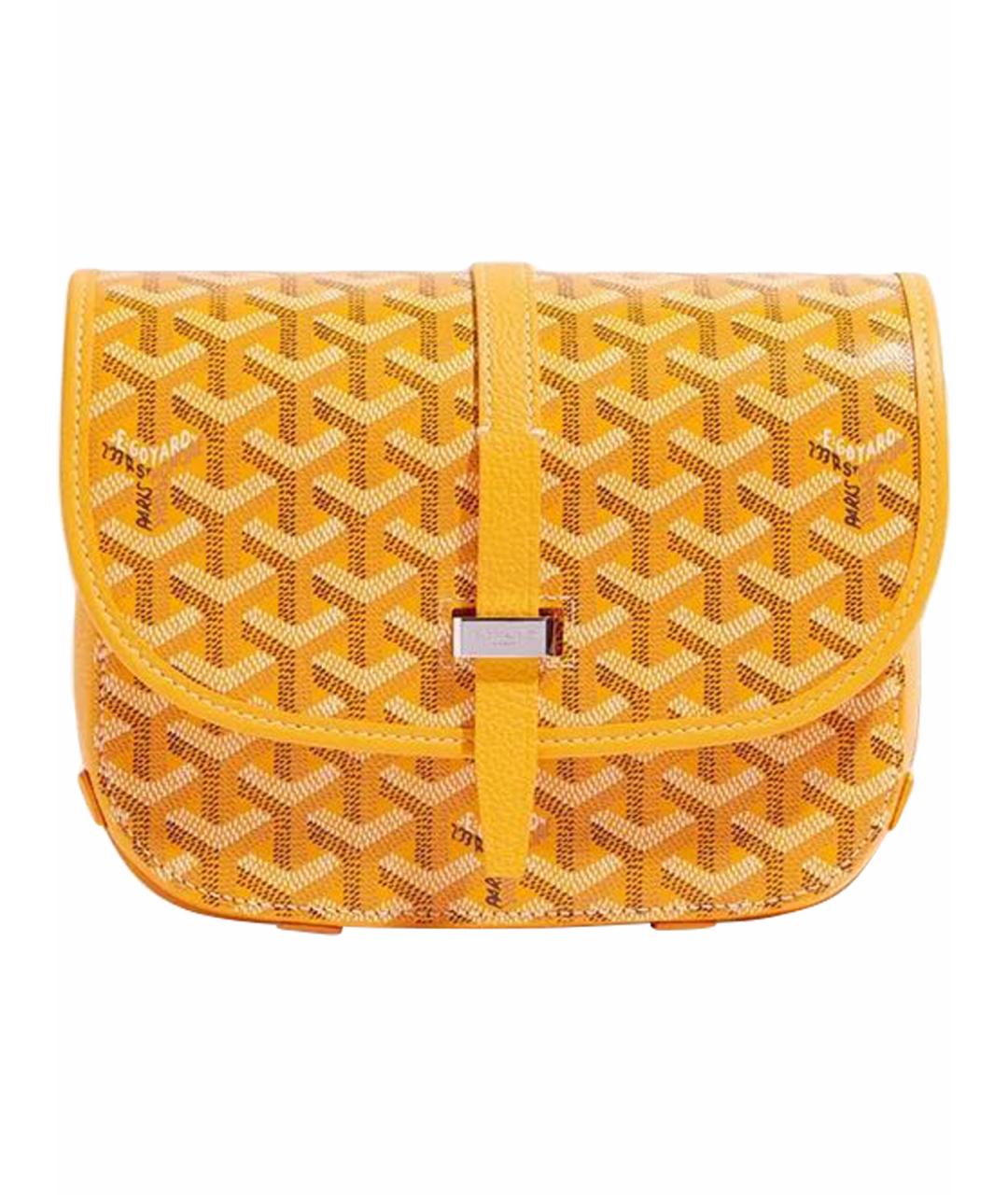 GOYARD Желтая сумка через плечо, фото 1