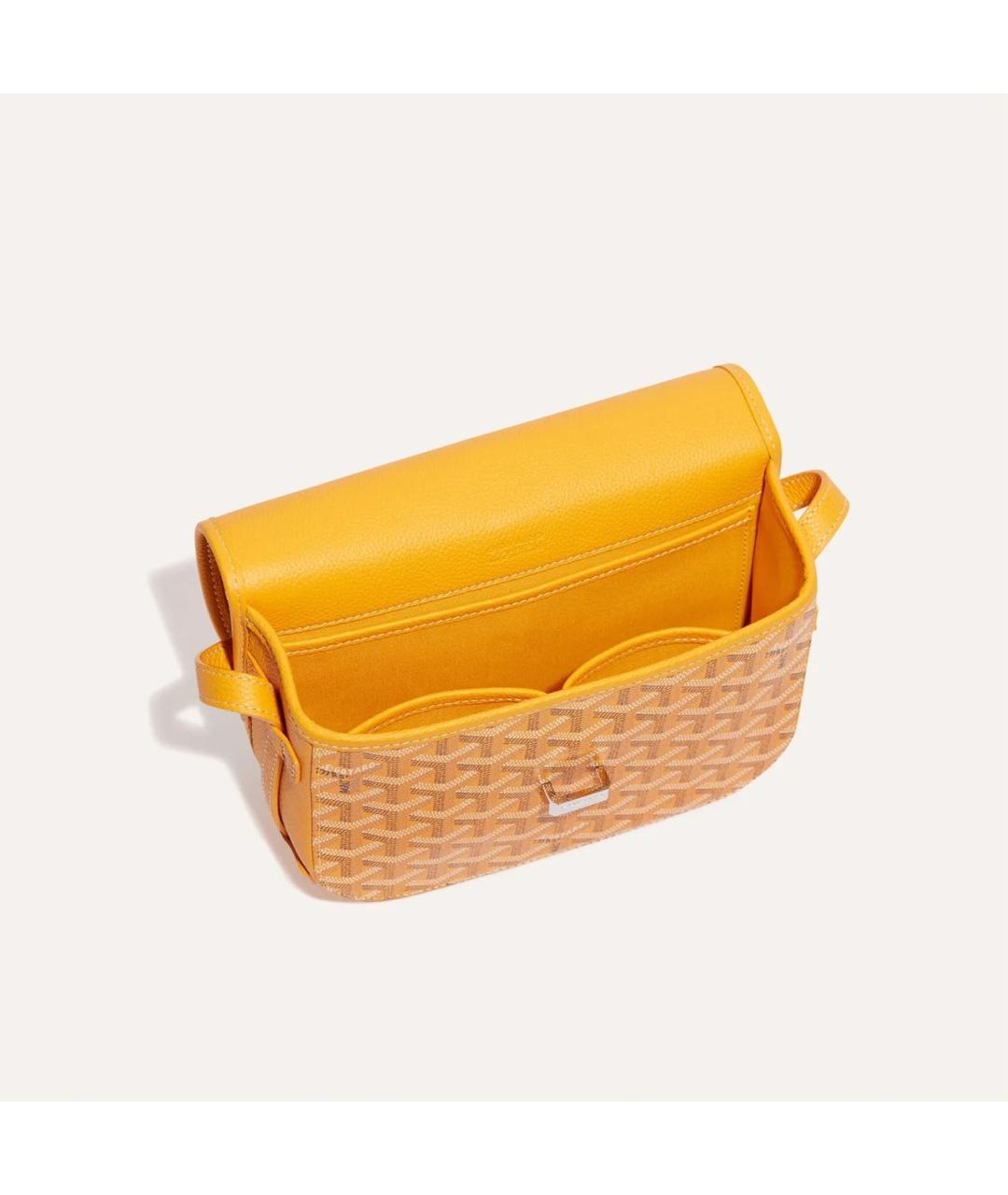 GOYARD Желтая сумка через плечо, фото 4