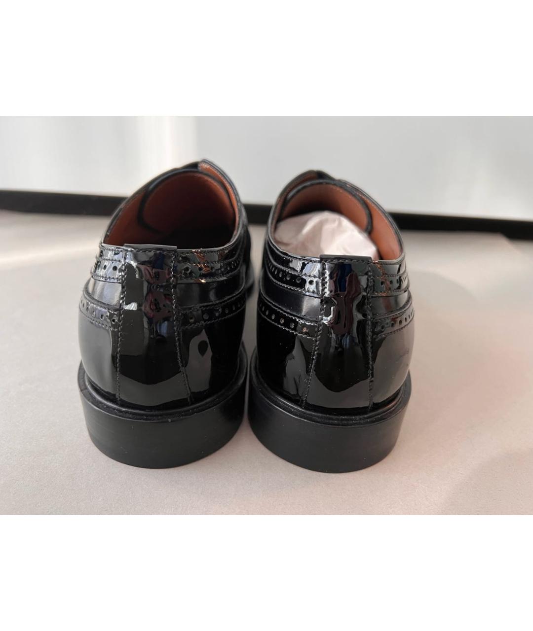 GIVENCHY Черные туфли из лакированной кожи, фото 4