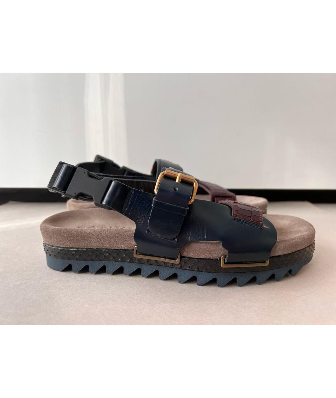 LANVIN Мульти кожаные сандалии, фото 6