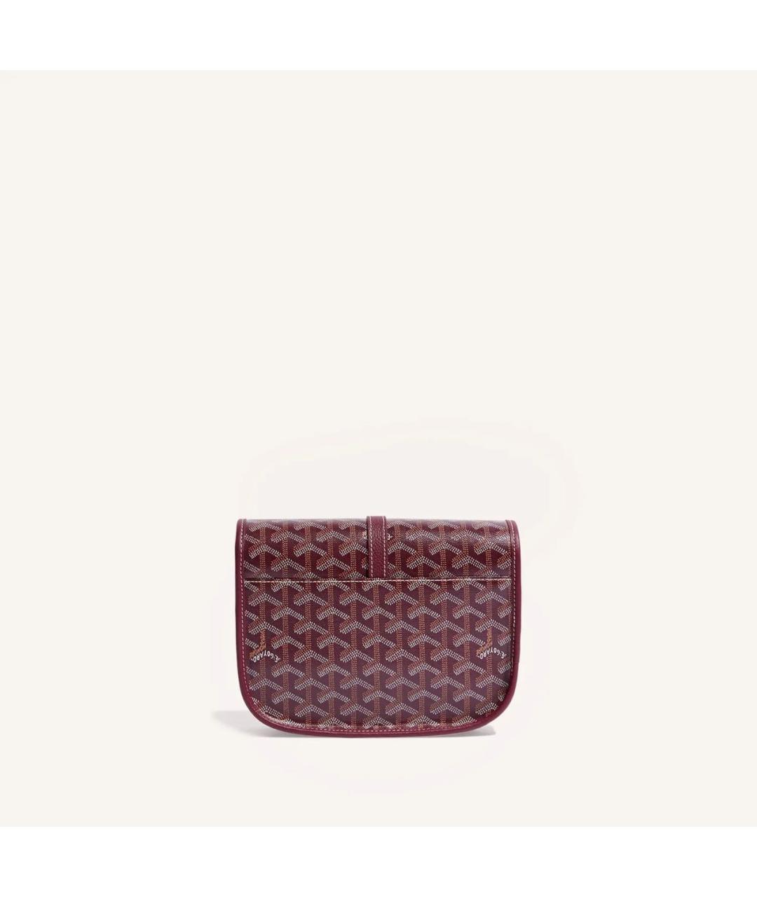 GOYARD Бордовая сумка на плечо, фото 3