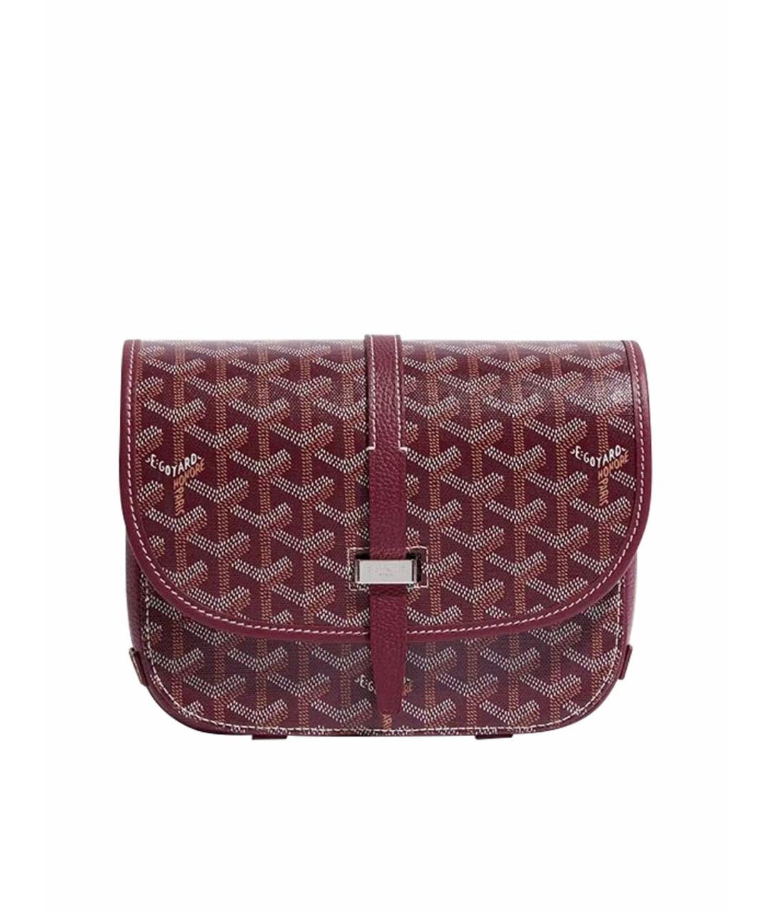 GOYARD Бордовая сумка на плечо, фото 1
