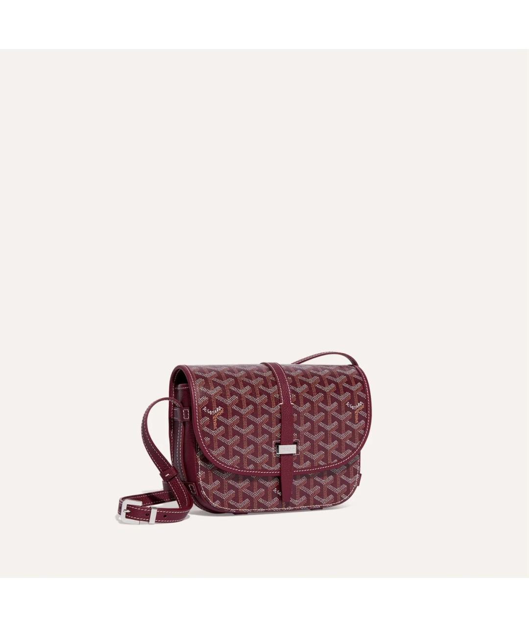 GOYARD Бордовая сумка на плечо, фото 2