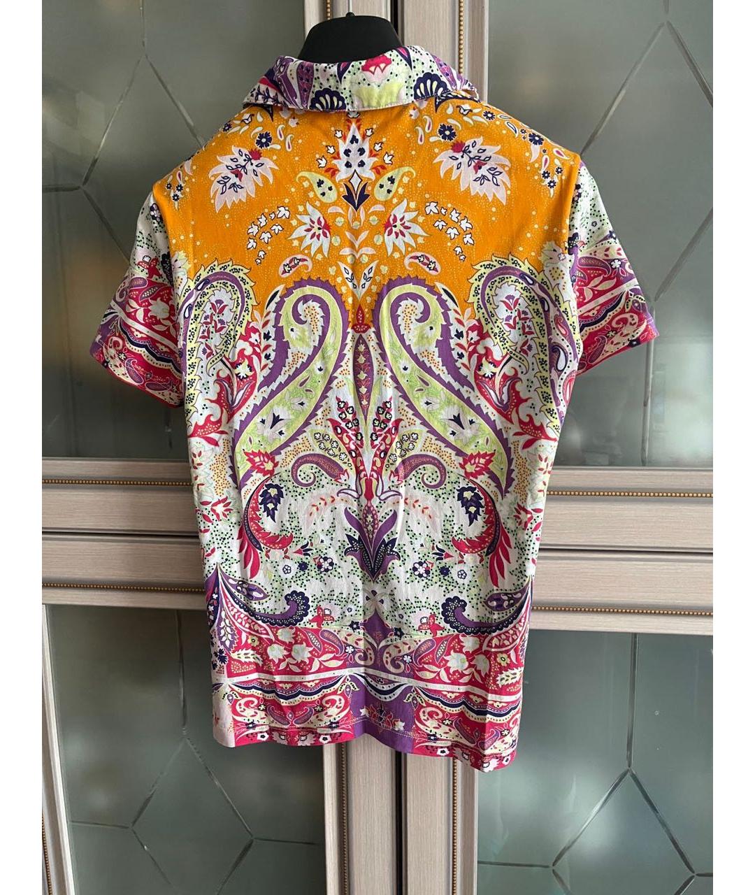 ETRO Мульти хлопковая футболка, фото 2