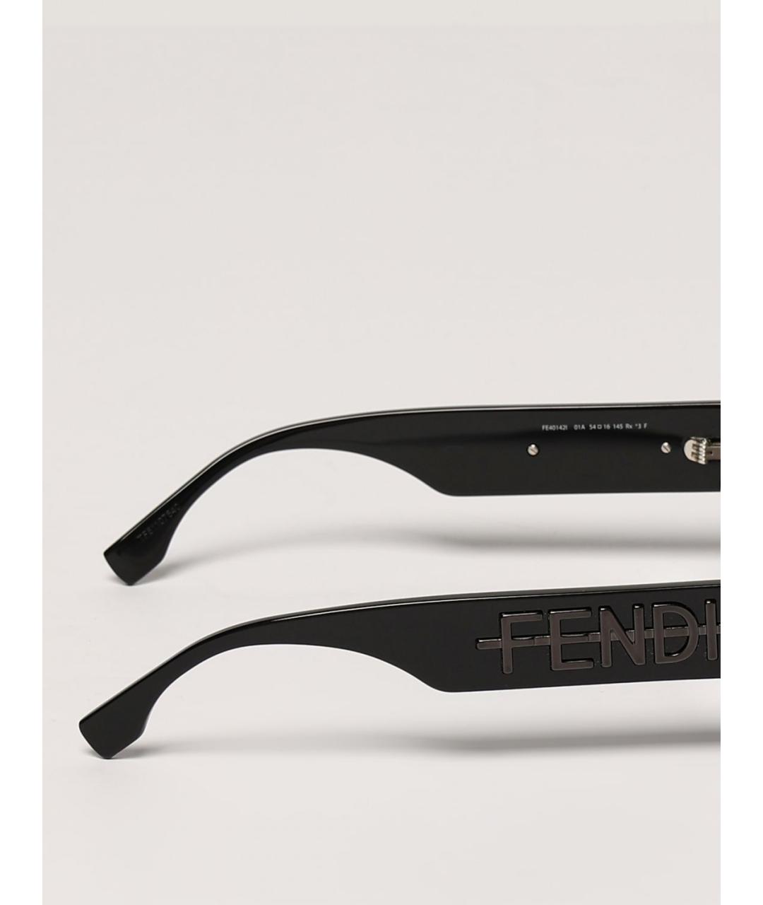 FENDI Черные солнцезащитные очки, фото 4
