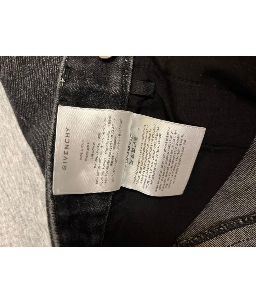 GIVENCHY Черные хлопковые джинсы, фото 6