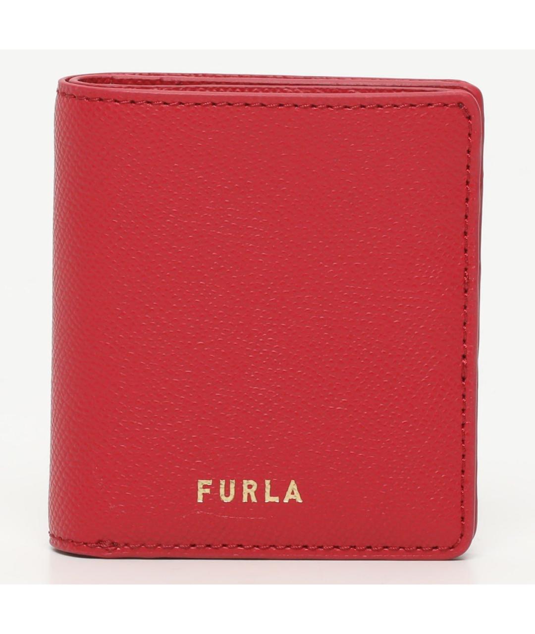 FURLA Красный кожаный кошелек, фото 8
