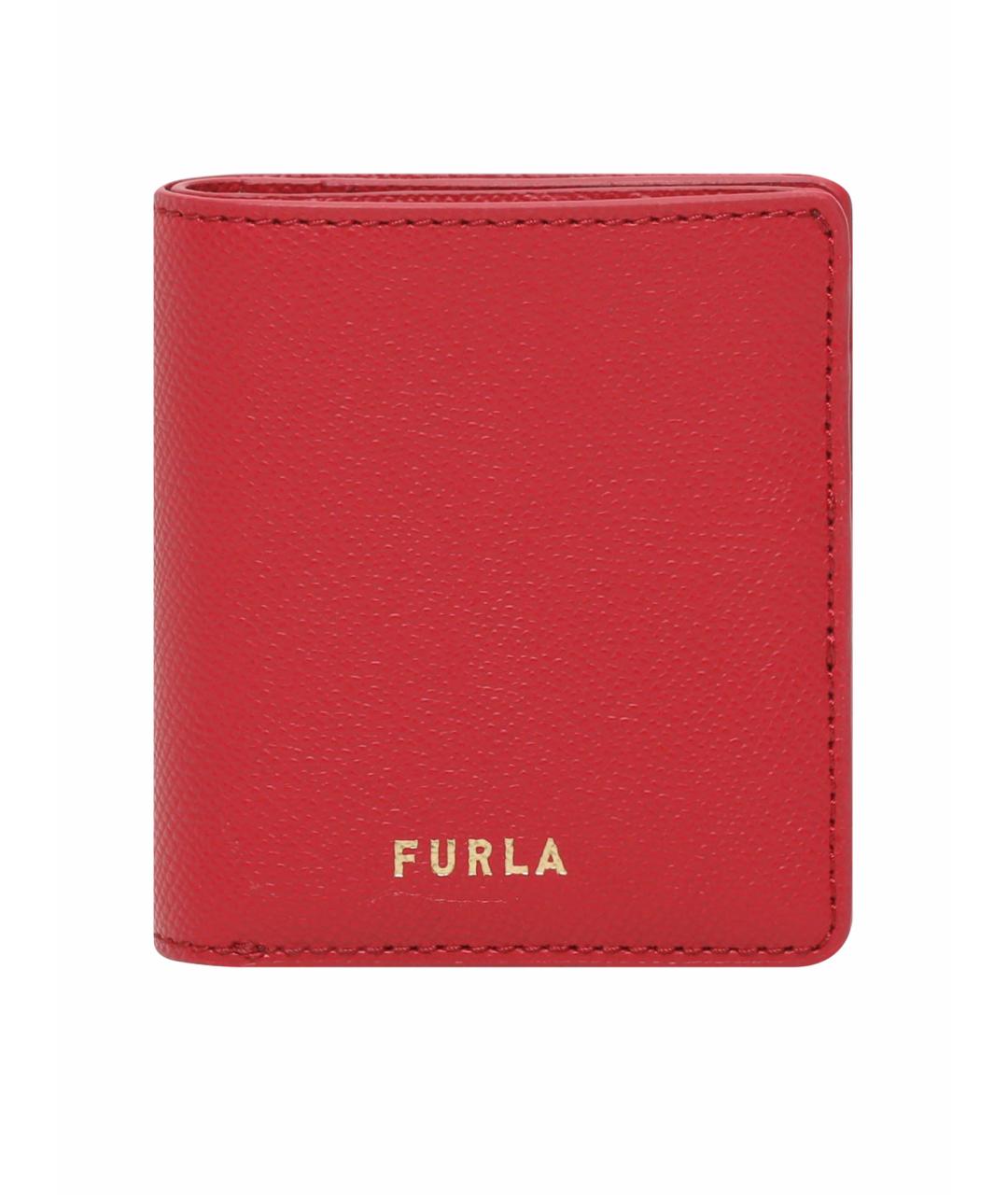 FURLA Красный кожаный кошелек, фото 1