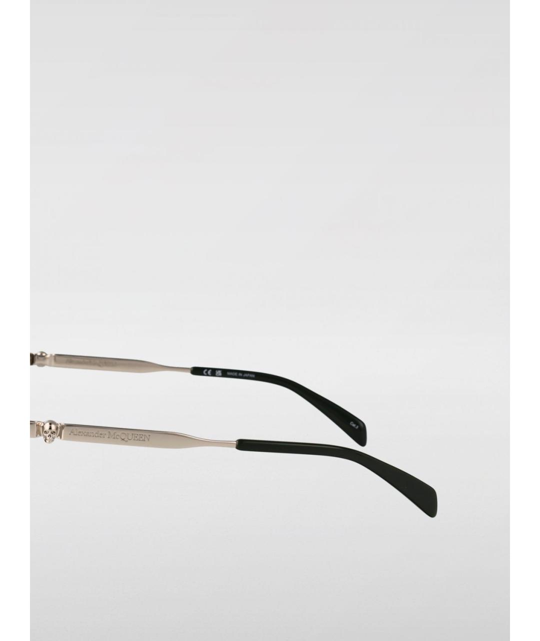 ALEXANDER MCQUEEN Серебряные солнцезащитные очки, фото 4