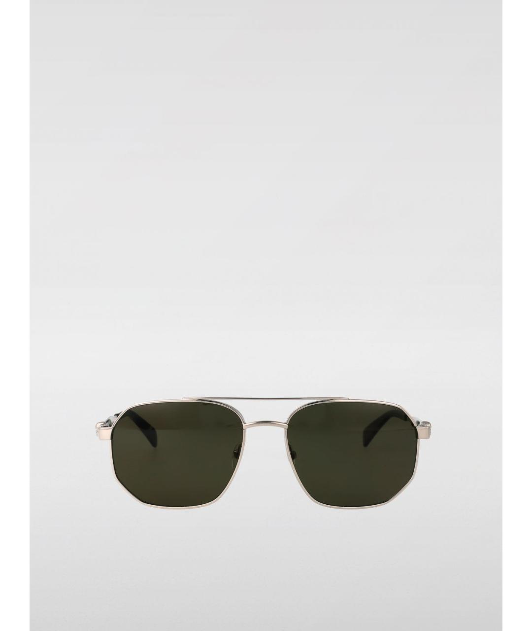 ALEXANDER MCQUEEN Серебряные солнцезащитные очки, фото 2