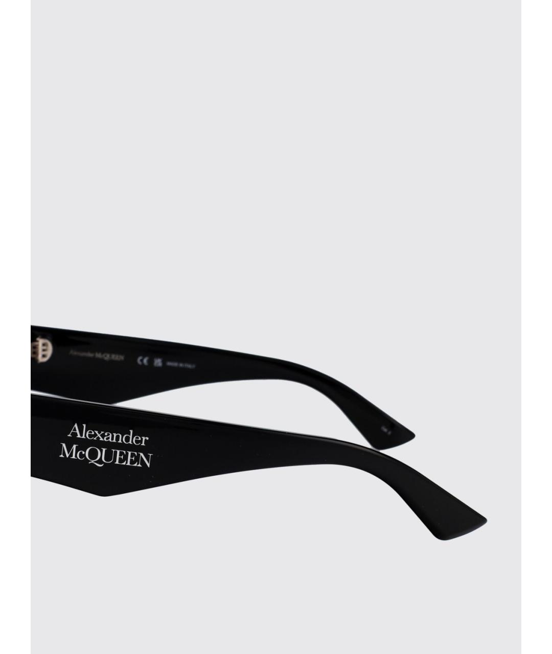 ALEXANDER MCQUEEN Черные солнцезащитные очки, фото 4
