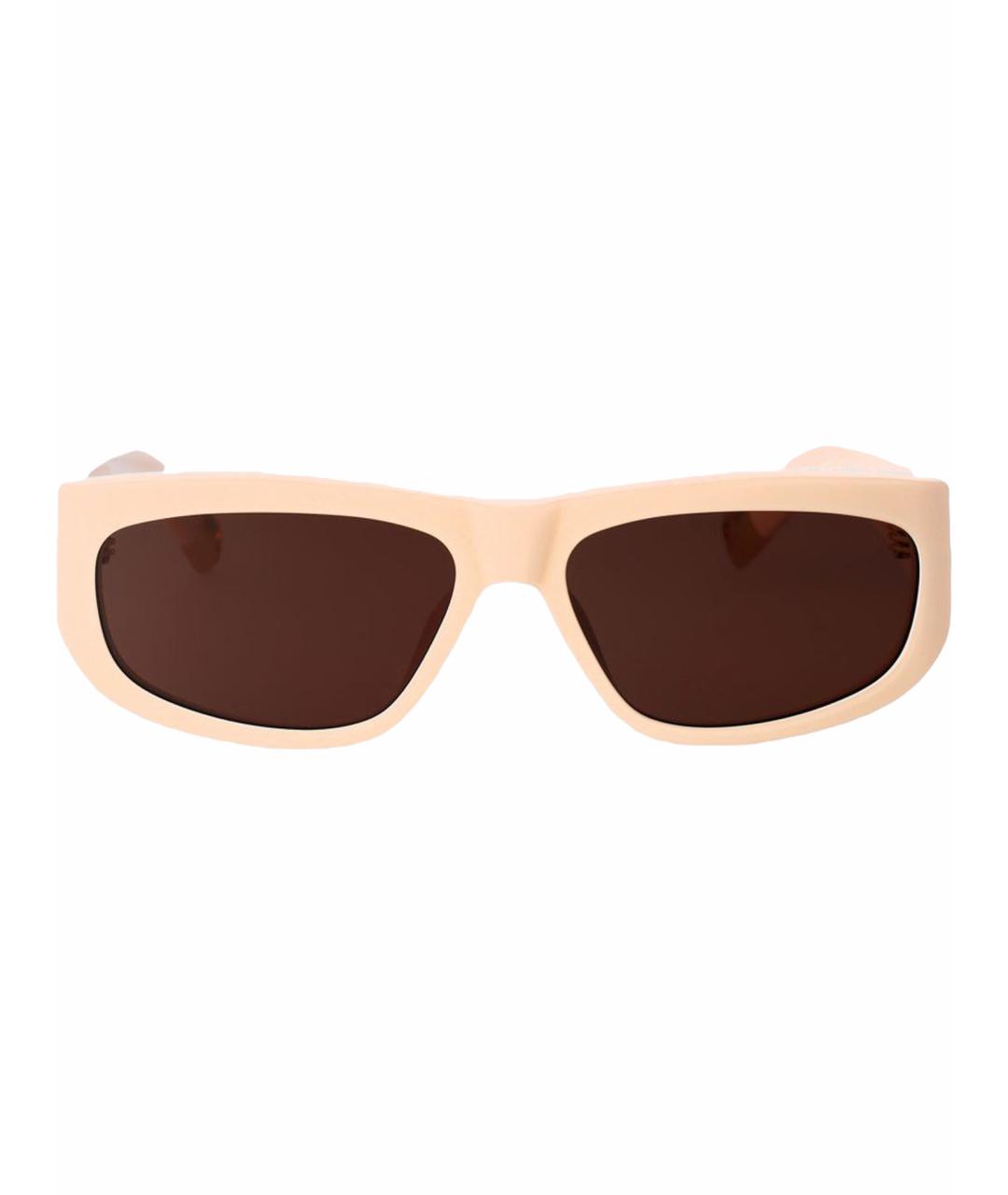 JACQUEMUS Розовые солнцезащитные очки, фото 1