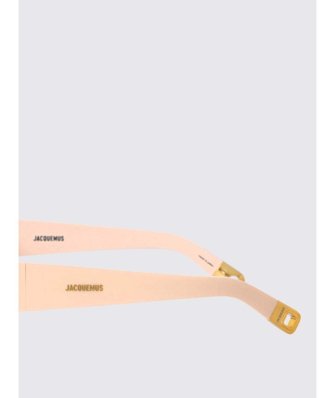 JACQUEMUS Розовые солнцезащитные очки, фото 4