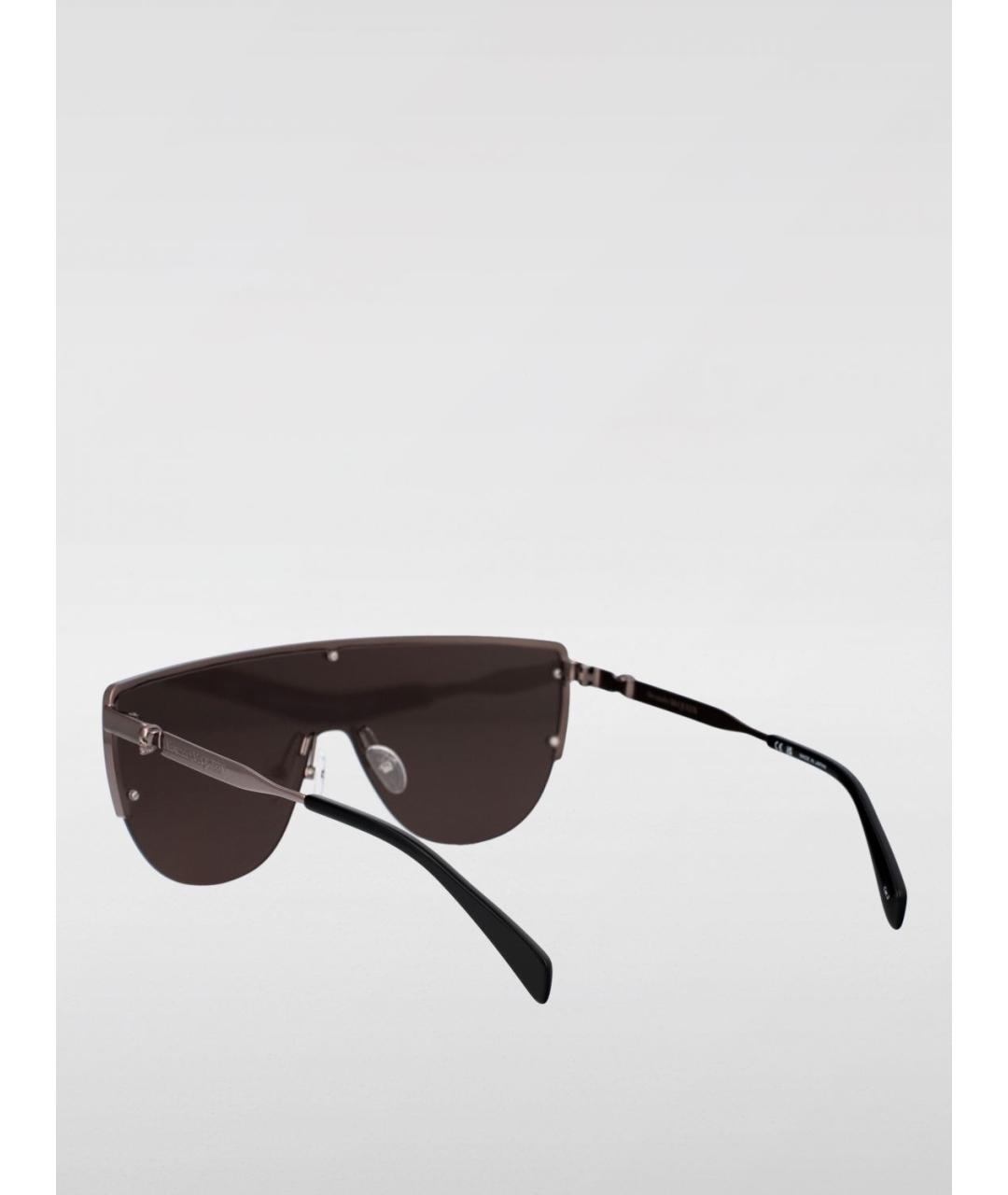 ALEXANDER MCQUEEN Серые солнцезащитные очки, фото 3