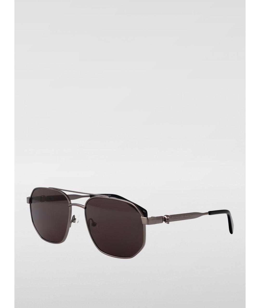 ALEXANDER MCQUEEN Серые солнцезащитные очки, фото 5