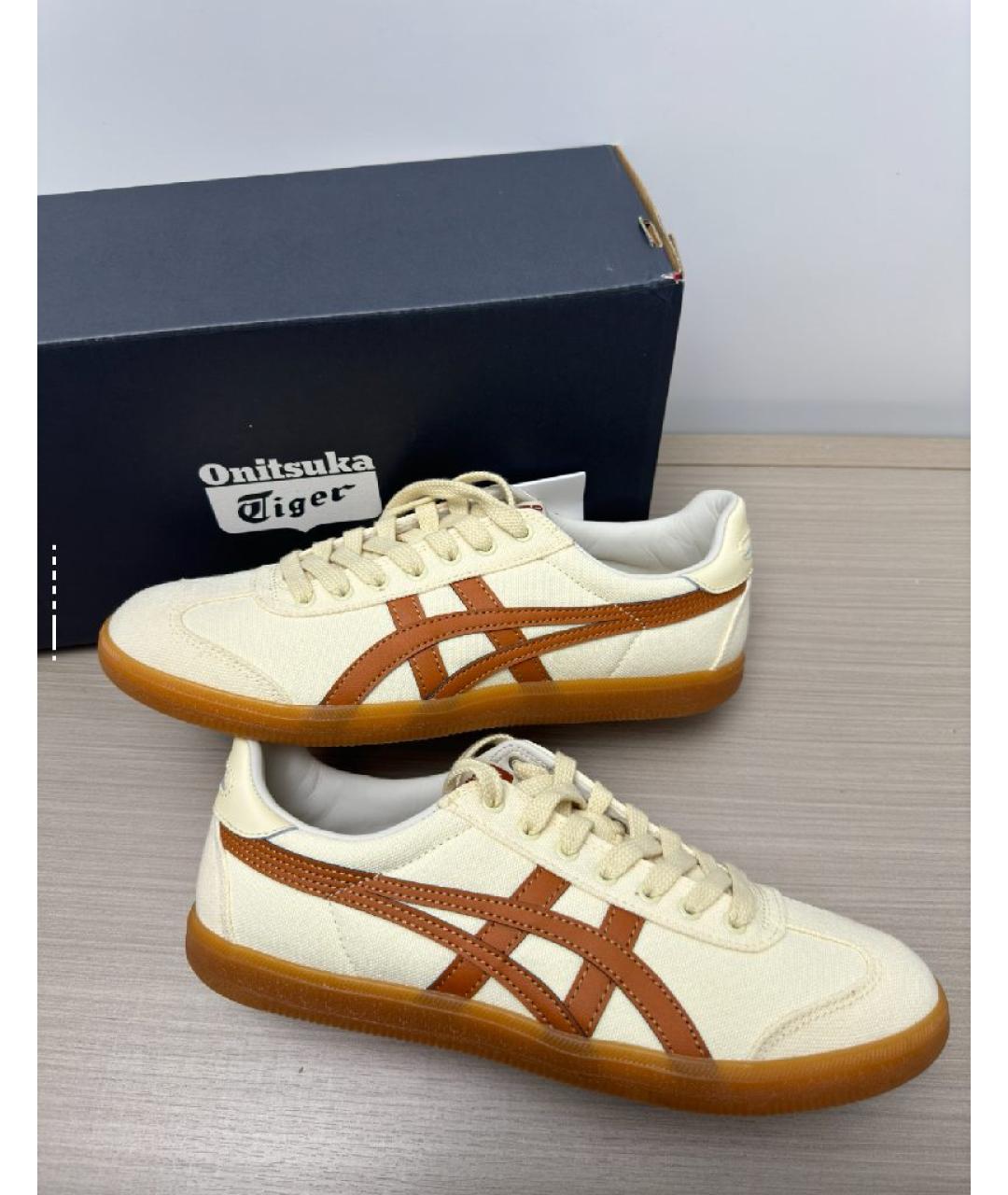 ONITSUKA TIGER Бежевые кроссовки, фото 5