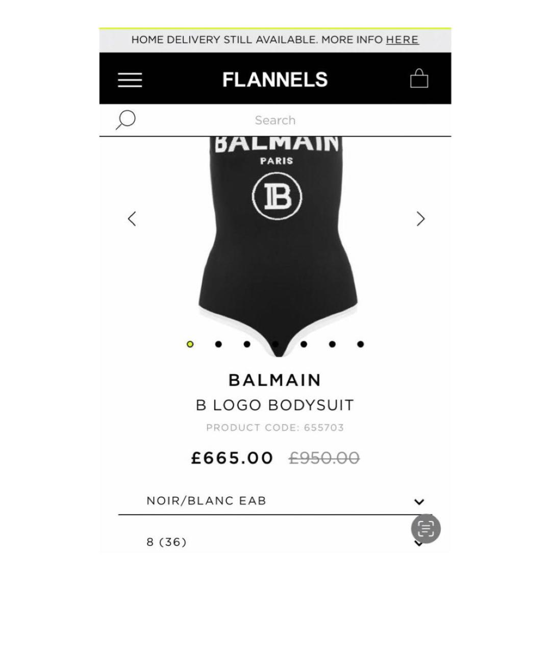 BALMAIN Черная вискозная майка, фото 6