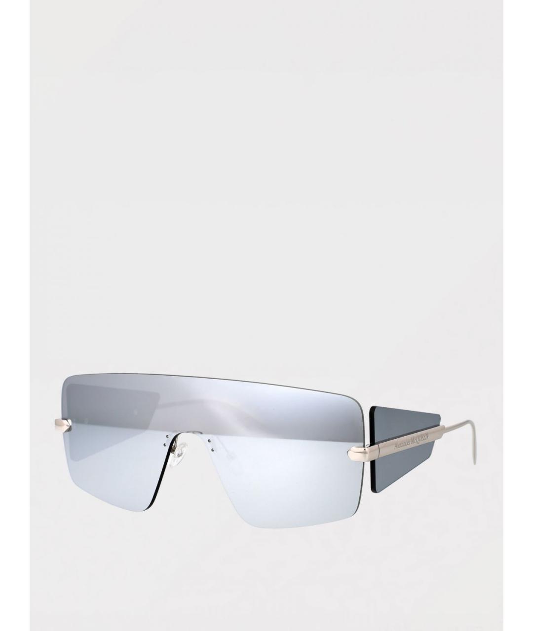 ALEXANDER MCQUEEN Серебряные солнцезащитные очки, фото 2