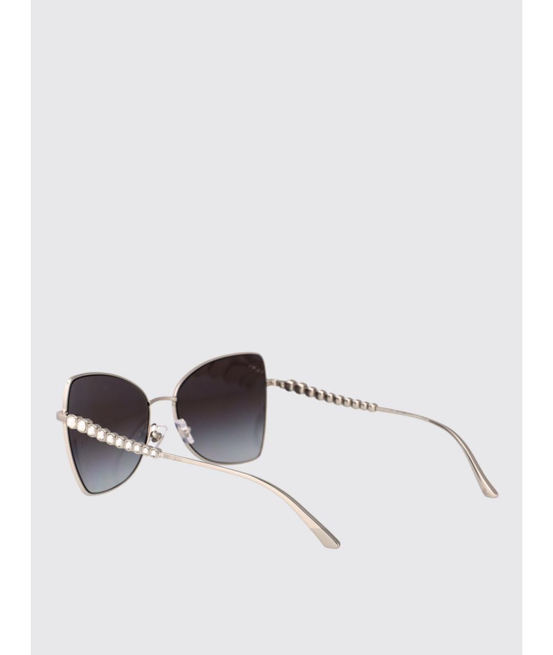 JIMMY CHOO Серебряные солнцезащитные очки, фото 4