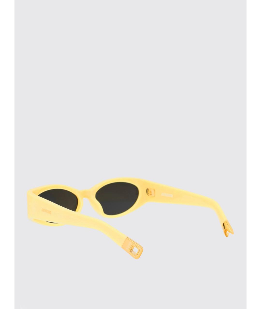JACQUEMUS Желтые солнцезащитные очки, фото 4