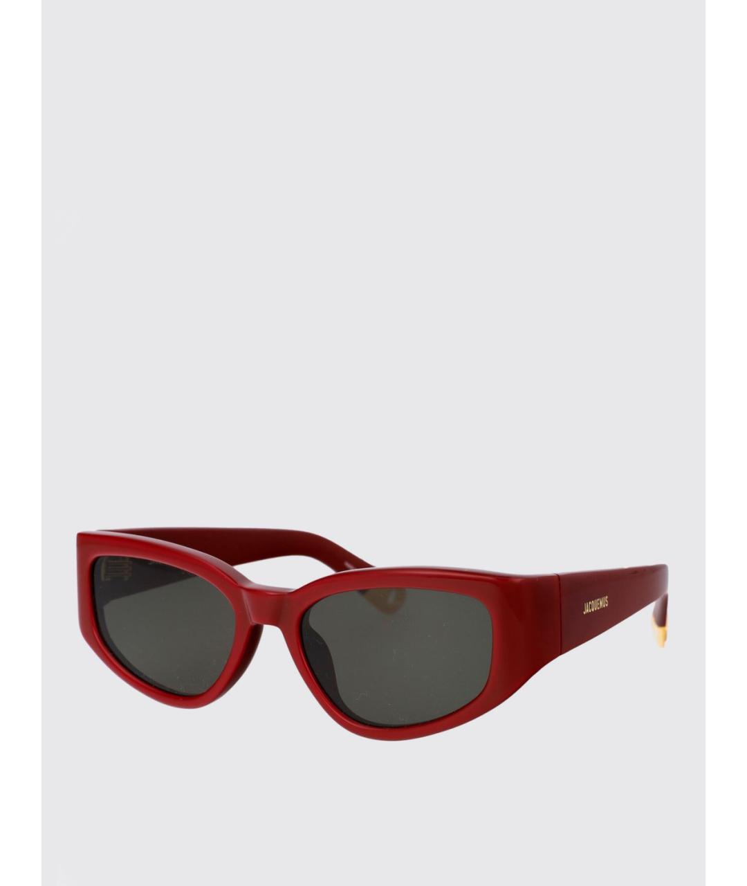 JACQUEMUS Бордовые солнцезащитные очки, фото 5