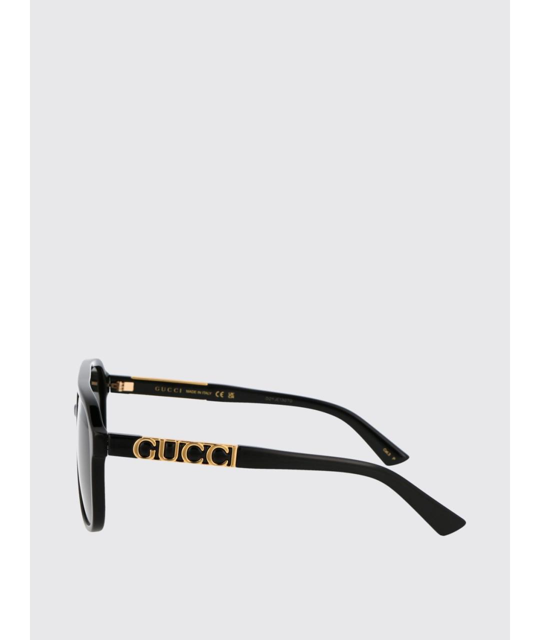 GUCCI Черные солнцезащитные очки, фото 3