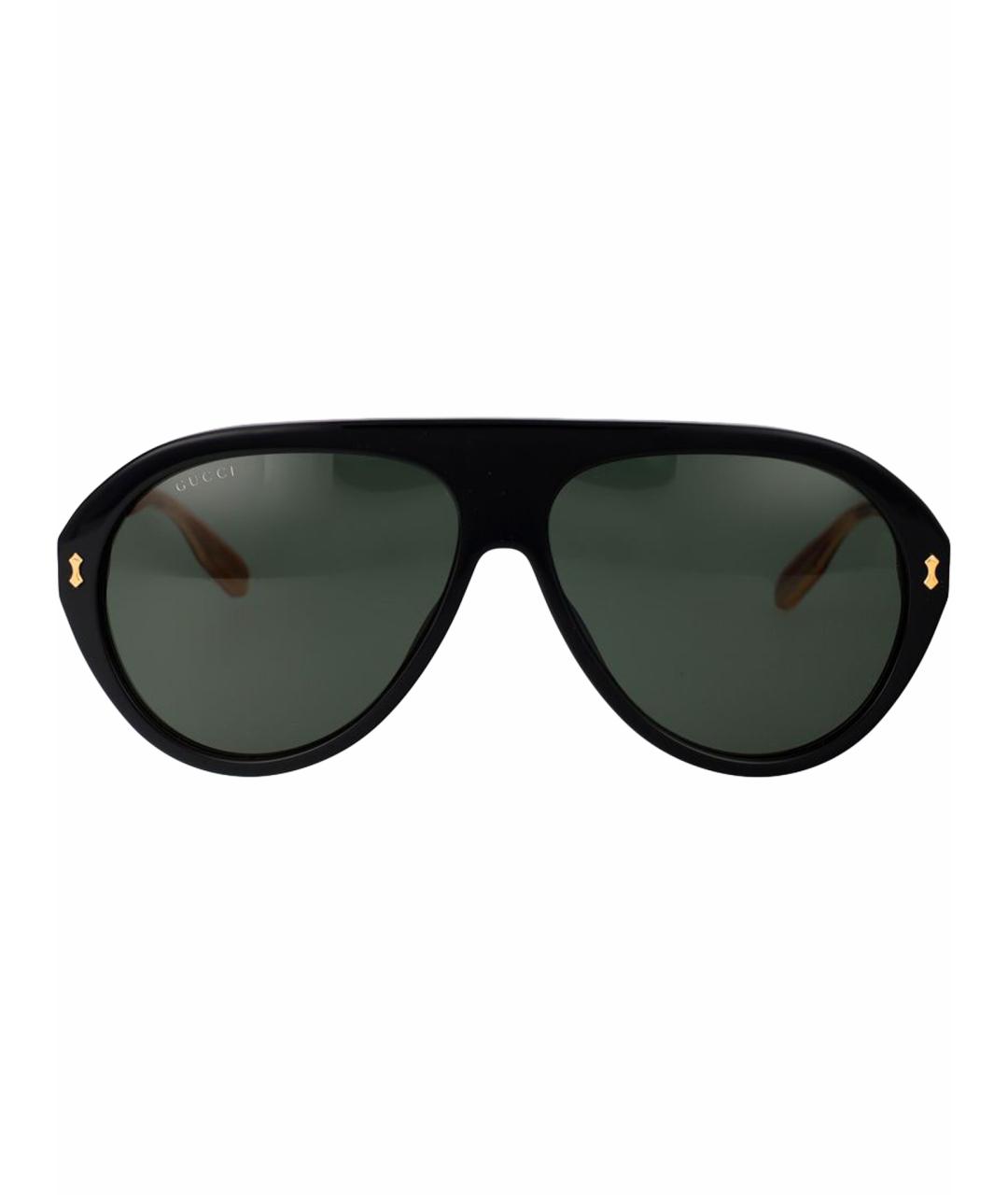 GUCCI Черные солнцезащитные очки, фото 1