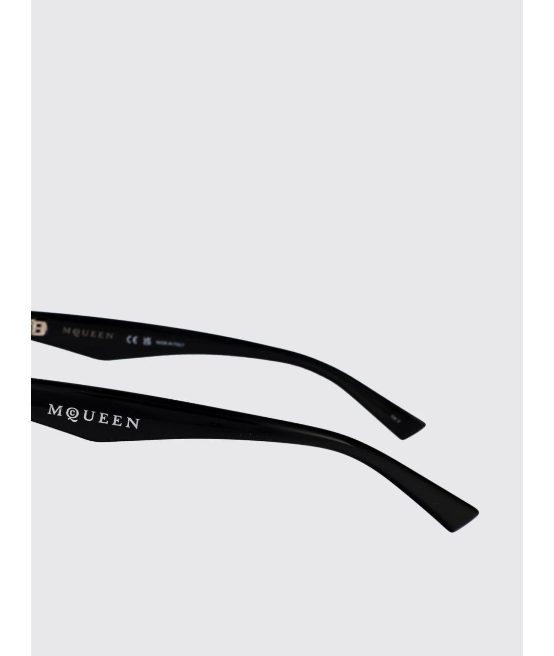 ALEXANDER MCQUEEN Черные солнцезащитные очки, фото 4