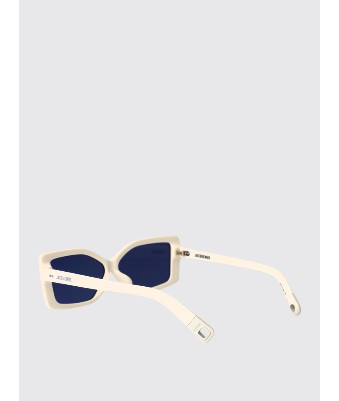 JACQUEMUS Белые солнцезащитные очки, фото 3