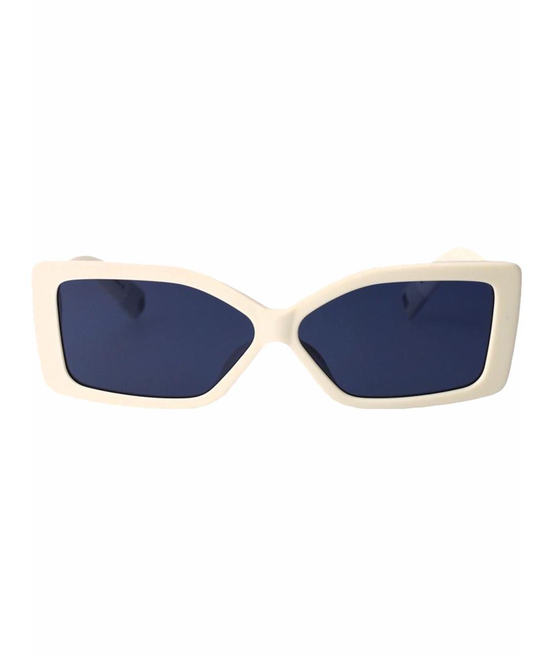 JACQUEMUS Белые солнцезащитные очки, фото 1