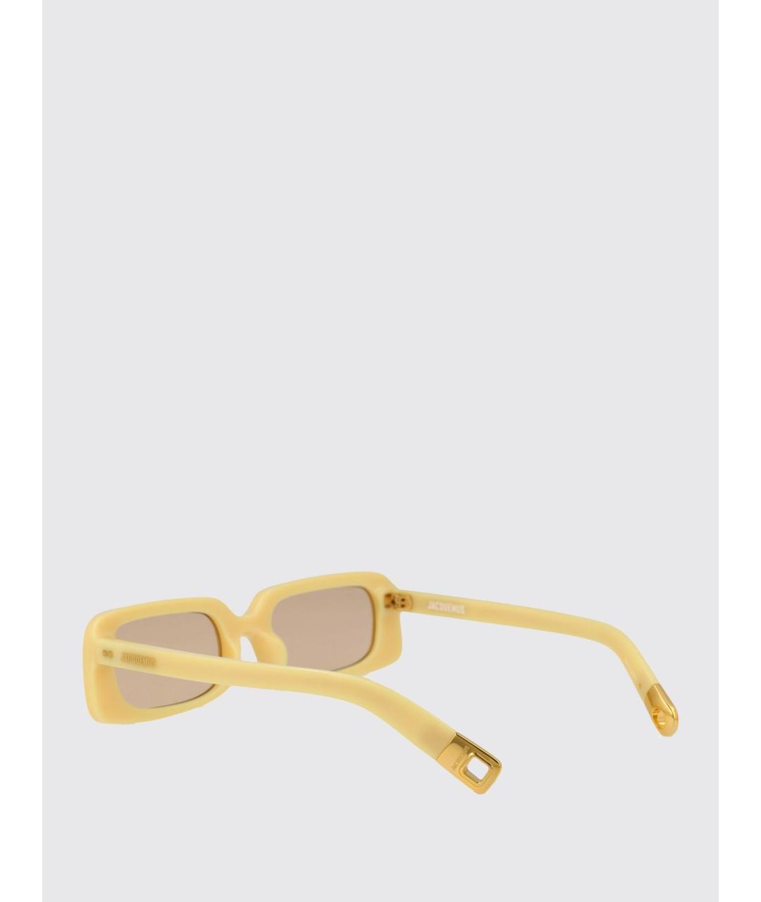 JACQUEMUS Желтые солнцезащитные очки, фото 3
