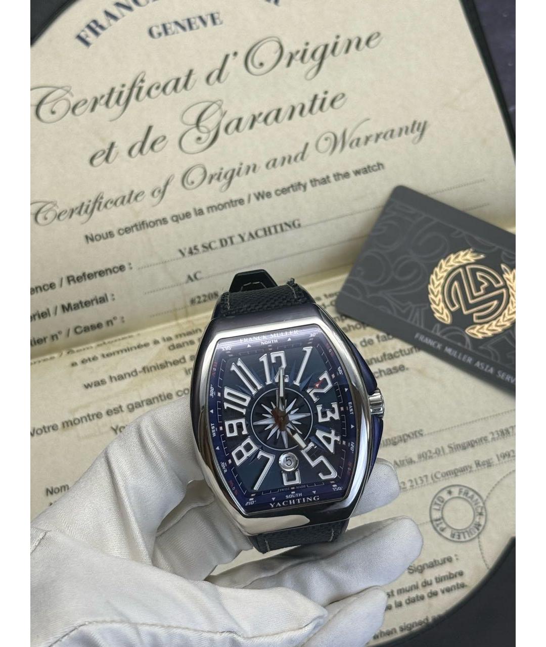 FRANCK MULLER Синие часы, фото 2