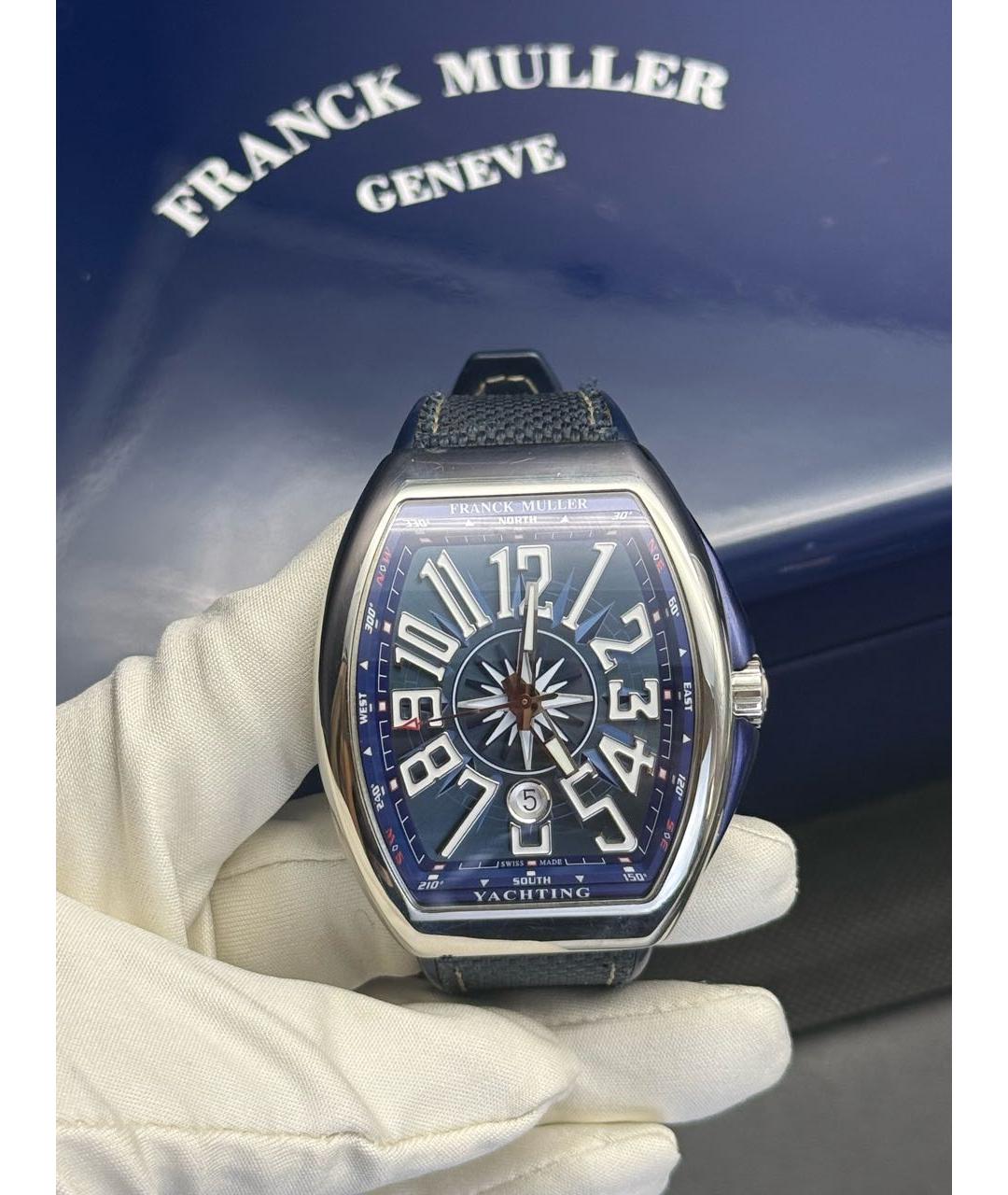 FRANCK MULLER Синие часы, фото 4