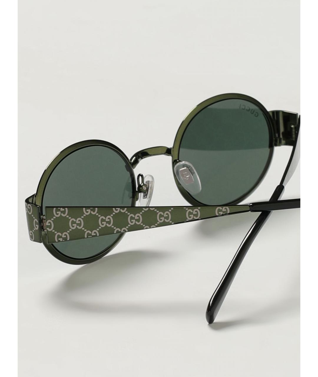 GUCCI Зеленые солнцезащитные очки, фото 4