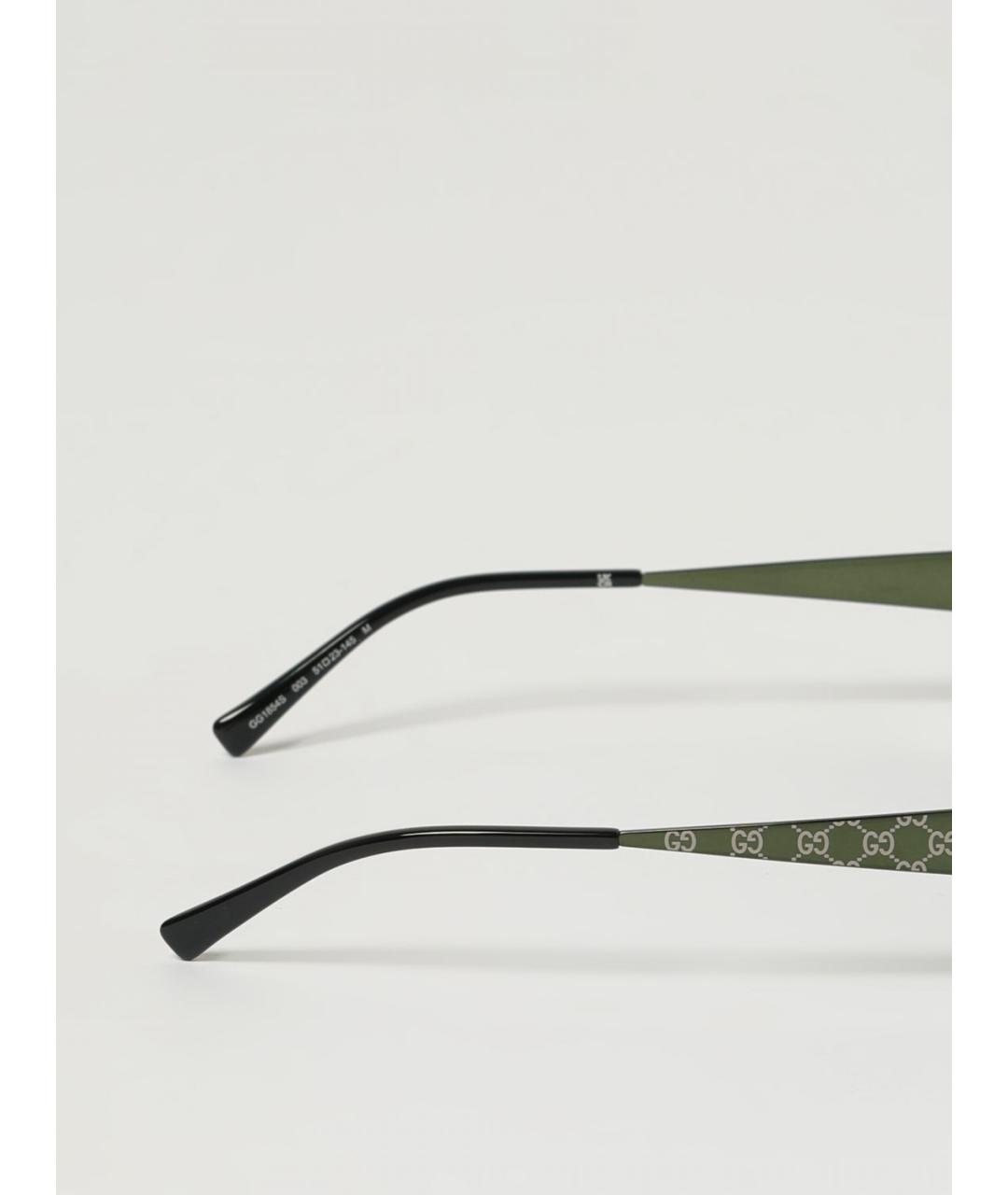 GUCCI Зеленые солнцезащитные очки, фото 3
