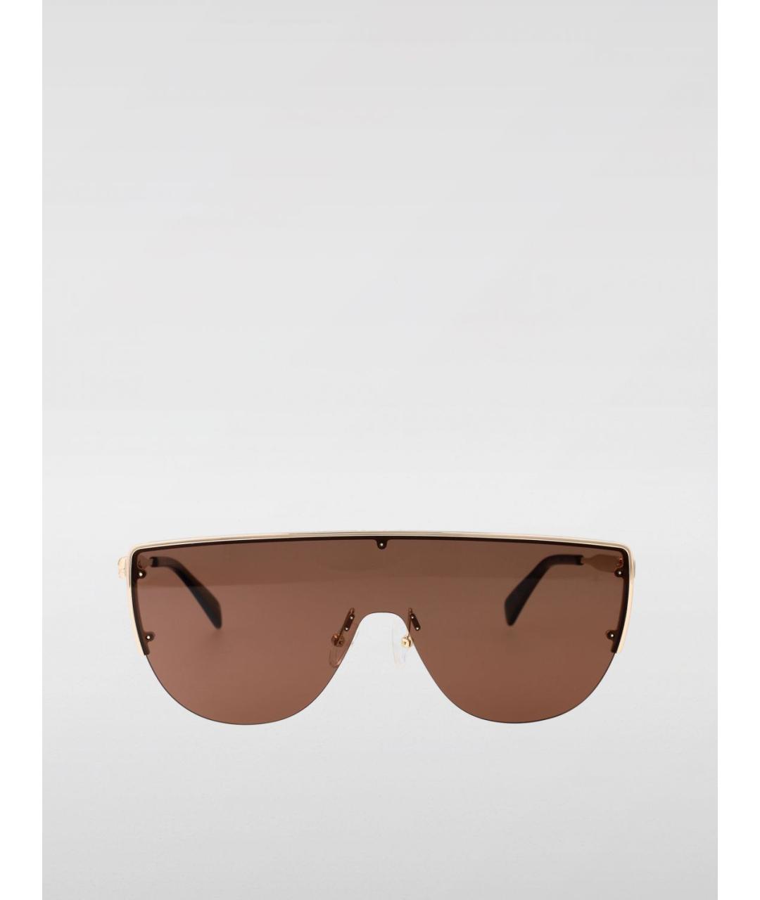 ALEXANDER MCQUEEN Золотые солнцезащитные очки, фото 2