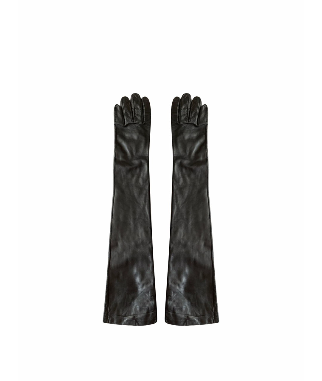 BRASCHI Черные кожаные перчатки, фото 1
