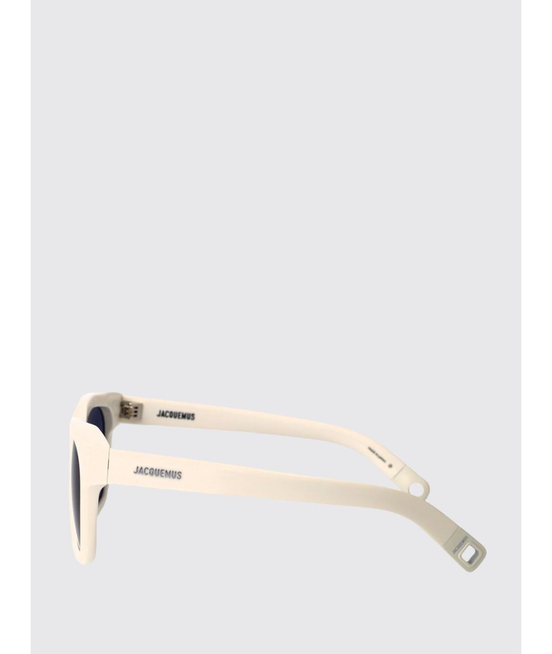 JACQUEMUS Белые солнцезащитные очки, фото 4