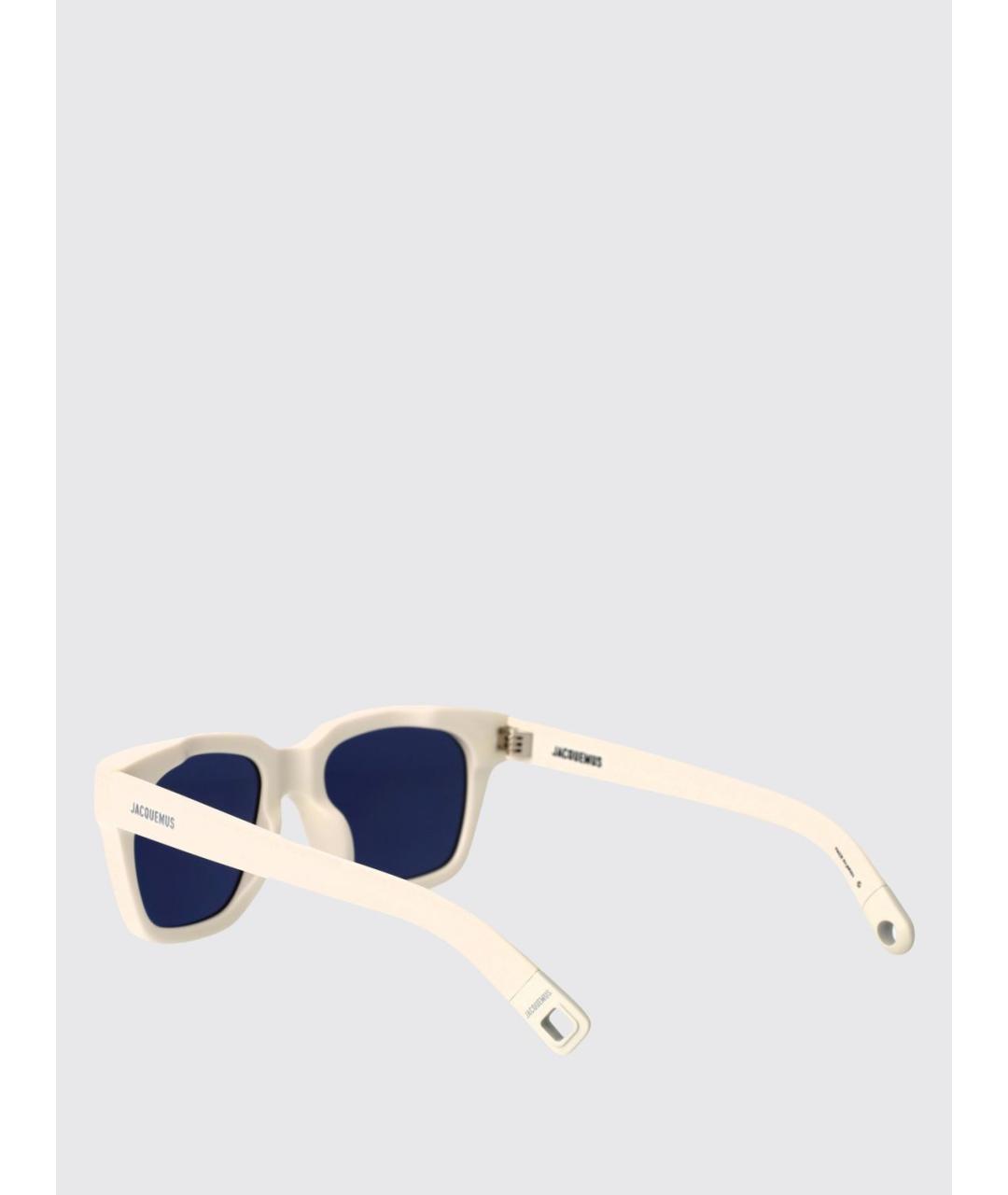 JACQUEMUS Белые солнцезащитные очки, фото 3